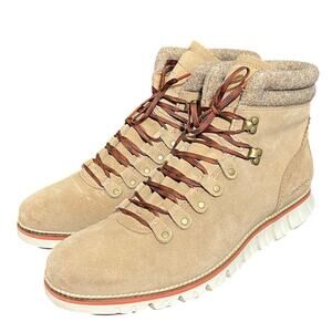 Cole Haan Men's Zerogrand Hiker Waterproof Hiking Boot suede Men’s Size 10M
